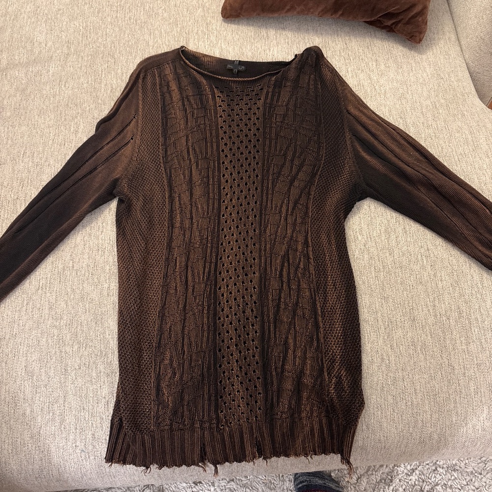 MD75 handmade spray dyed sweater